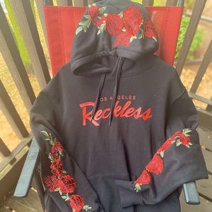 reckless rose hoodie